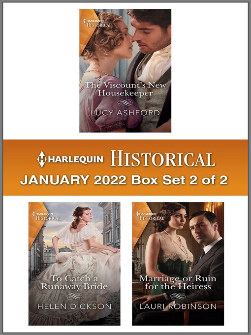 Title details for Harlequin Historical January 2022, Box Set 2 of 2 by Lucy Ashford - Available